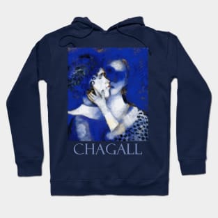 Blue Lovers (1914) by Marc Chagall Hoodie